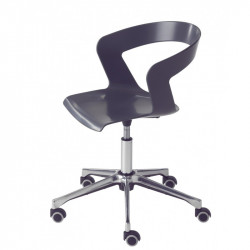 Ibis 002-DR állítható magasságú technopolimer vázas irodai szék ötágú lábbal 03 Modern stílusok Olasz modern stílus METALMOBIL