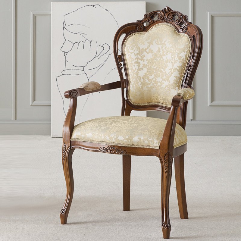 Traforata 109-C kárpitozott barokk karosszék