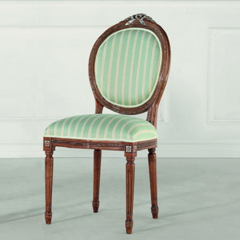 Luigi XVI Cresta 121-S kárpitozott barokk szék