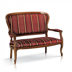 Liscio 201-D két üléses kárpitozott kanapé 06 Barokk kanapék Mobilsedia