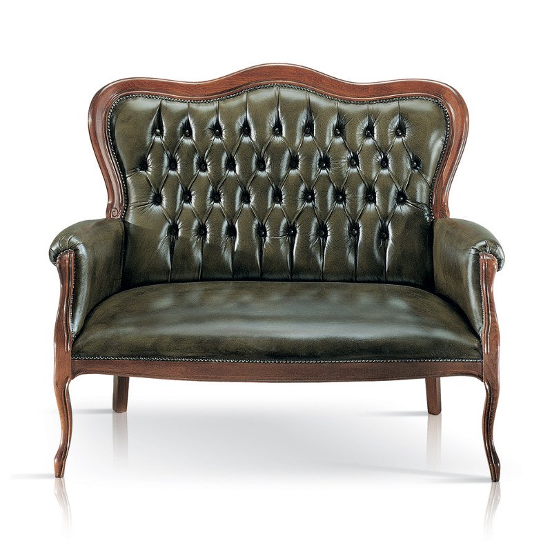 Filippo Liscio 204-D két üléses kárpitozott kanapé