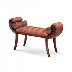 Riccio 714-E két üléses párnázott pad 07 Puffok Mobilsedia