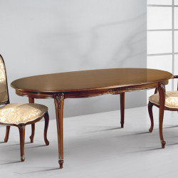 Milly 905-TL ovális barokk étkezõasztal 120cm