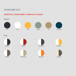 Gotham T-SG fém vázas bárszék