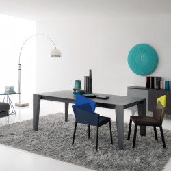 Plus 130 Bővíthető étkezőasztal 130-175x90cm 02 Bővíthető étkezőasztal Olasz modern stílus COMPAR