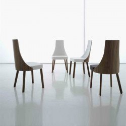 Mila 262 párnázott szék valódi bőr kárpittal