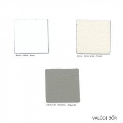 Mila 262 párnázott szék valódi bőr kárpittal