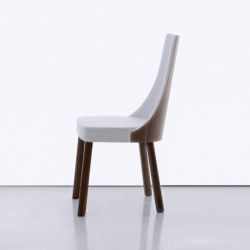 Mila 263 párnázott szék műbőr kárpittal 03 Favázas étkezőszékek Olasz modern stílus COMPAR