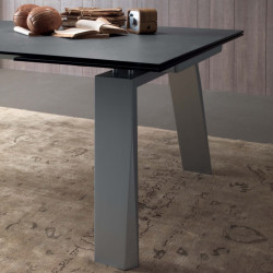 Frau 160 Bővíthető üvegasztal 160-240x90cm