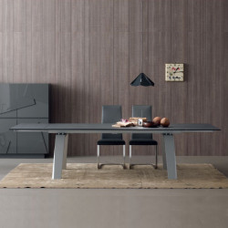 Frau 160 Bővíthető üvegasztal 160-240x90cm
