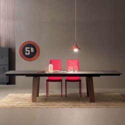 Frau 160 Bővíthető üvegasztal 160-240x90cm