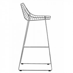 Net 396 fémvázas bárszék 03 Modern stílusok Olasz modern stílus METALMOBIL