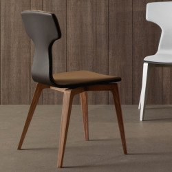 Monika 632 kőrisfa szék műbőr kárpittal 03 Favázas étkezőszékek Olasz modern stílus COMPAR