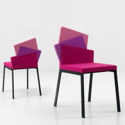 Karina 644 fém vázas szék szövet kárpittal