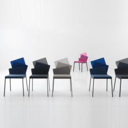 Karina 644 fém vázas szék szövet kárpittal