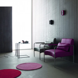 Liza 682 fém vázas karosszék műbőr kárpittal - párnával