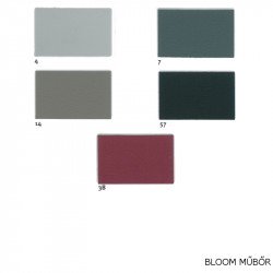 Liza 682 fém vázas karosszék műbőr kárpittal - párnával