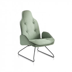 Betibú P-SL fém vázas kárpitozott fotel 03 Modern stílusok Olasz modern stílus Chairs & More