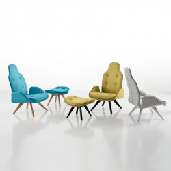 Betibú P-SL fém vázas kárpitozott fotel